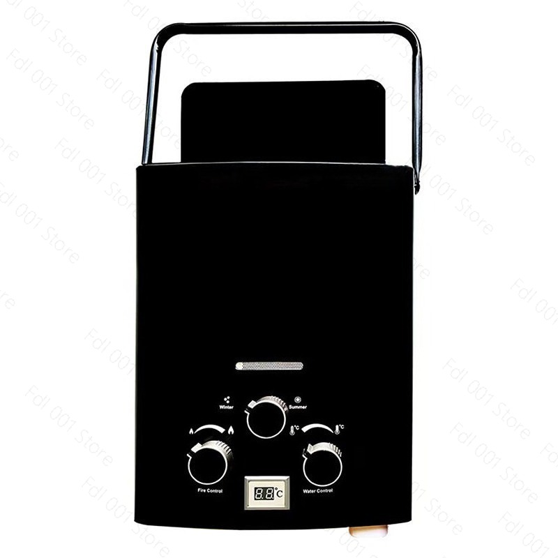 Outdoor Camping Showers - 6L Portable Tankless Gas Water Heater