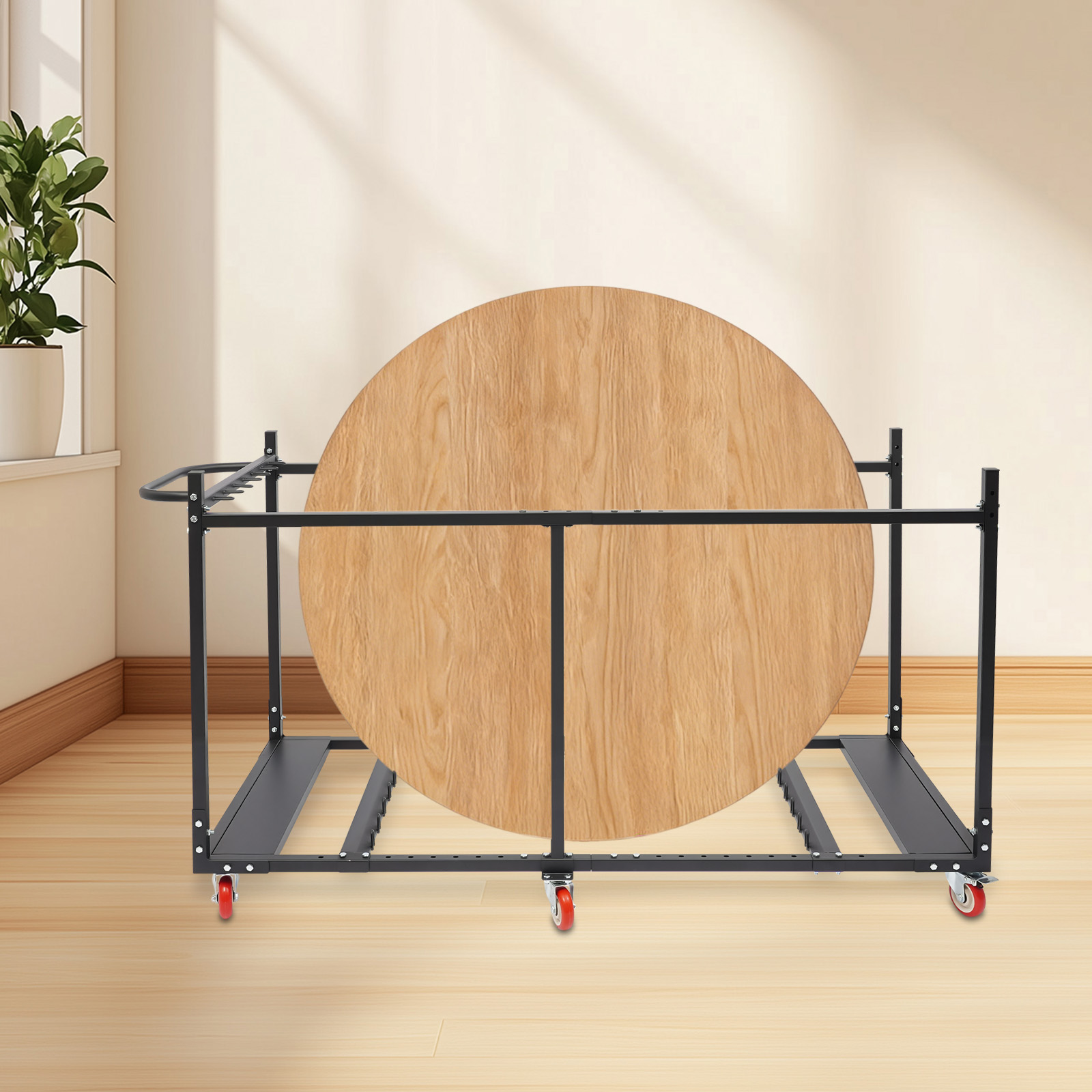 Folding Chair - Black Q235 Steel 194x80x112cm Folding Table