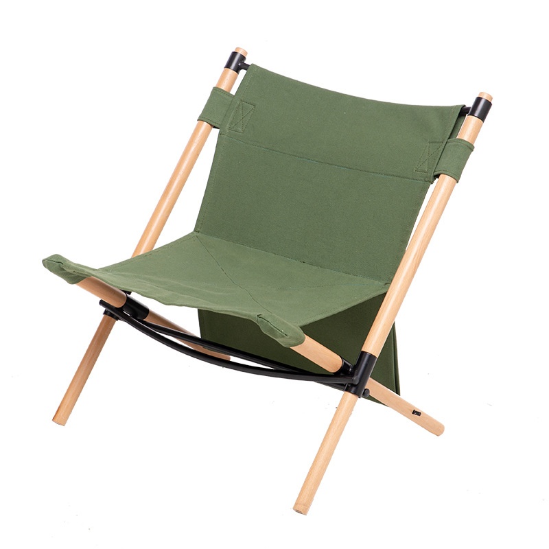 Outdoor Camping Activities - Portable Solid Wood Chair For Outdoor
