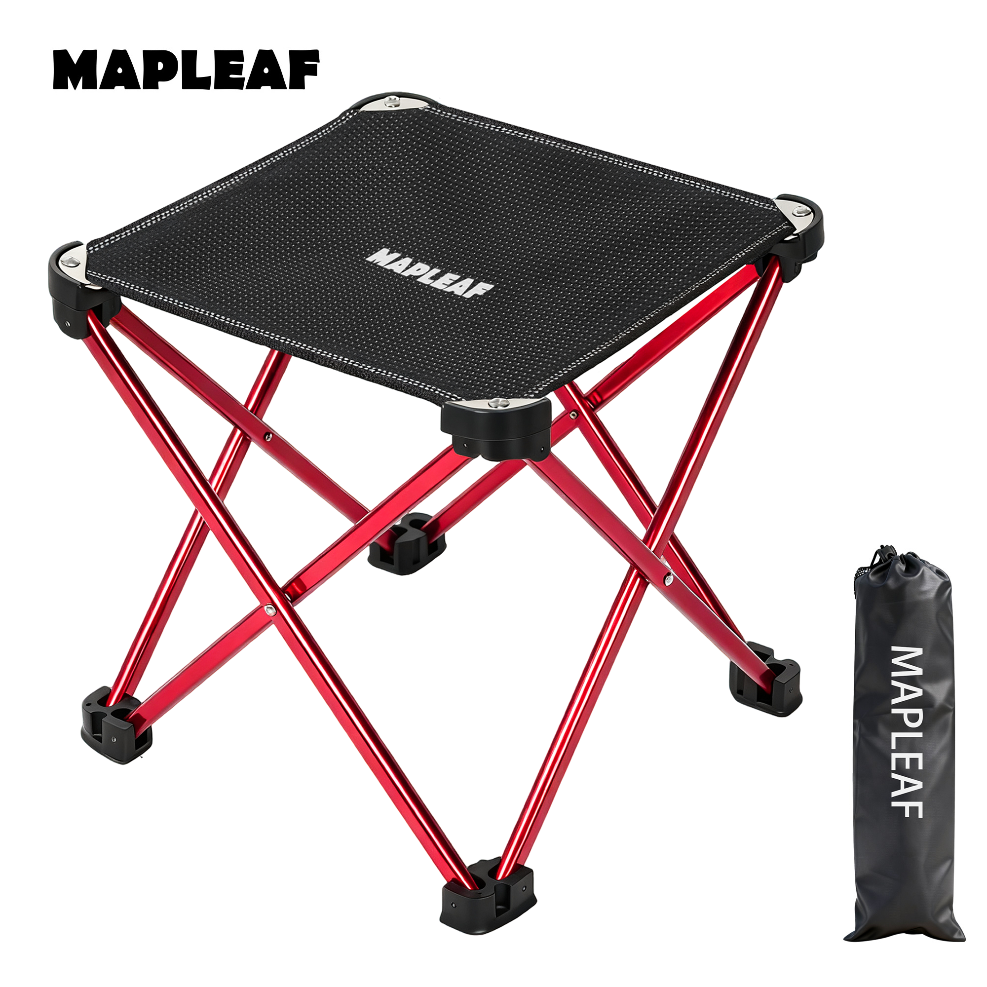Outdoor Camping Table And Chairs - MAPLEAF Portable Folding Stool 7075 aluminum