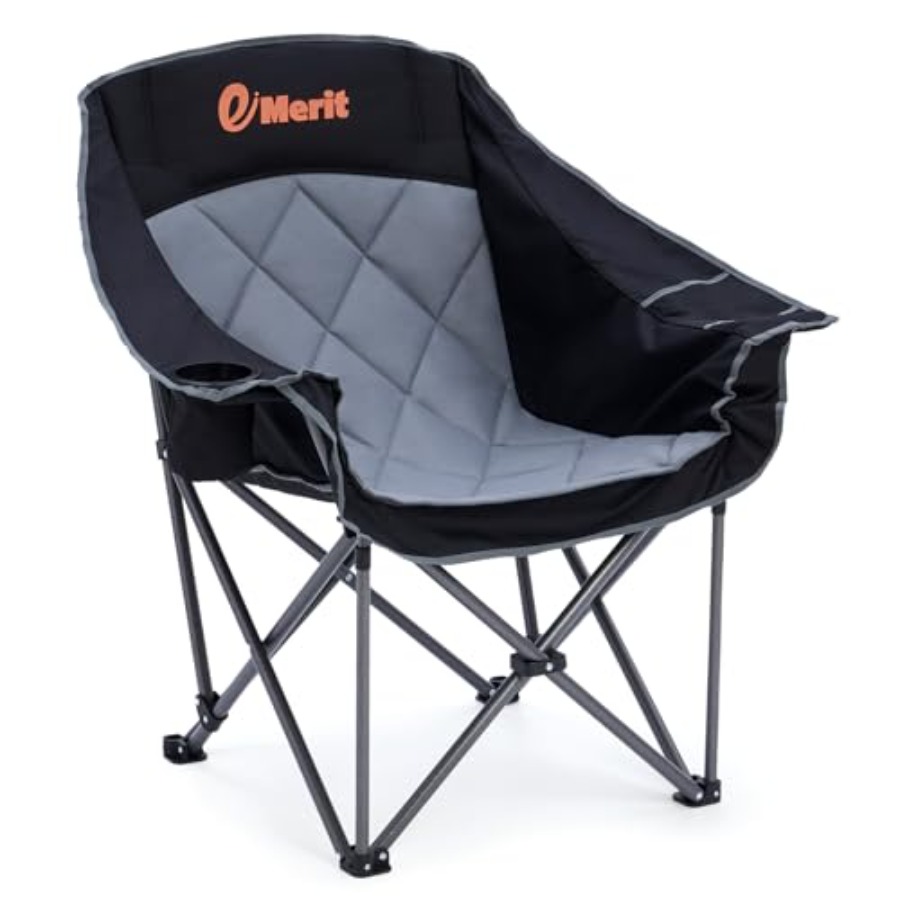 Camping Quad - Oversized Padded Camping Chairs, Heavy Duty