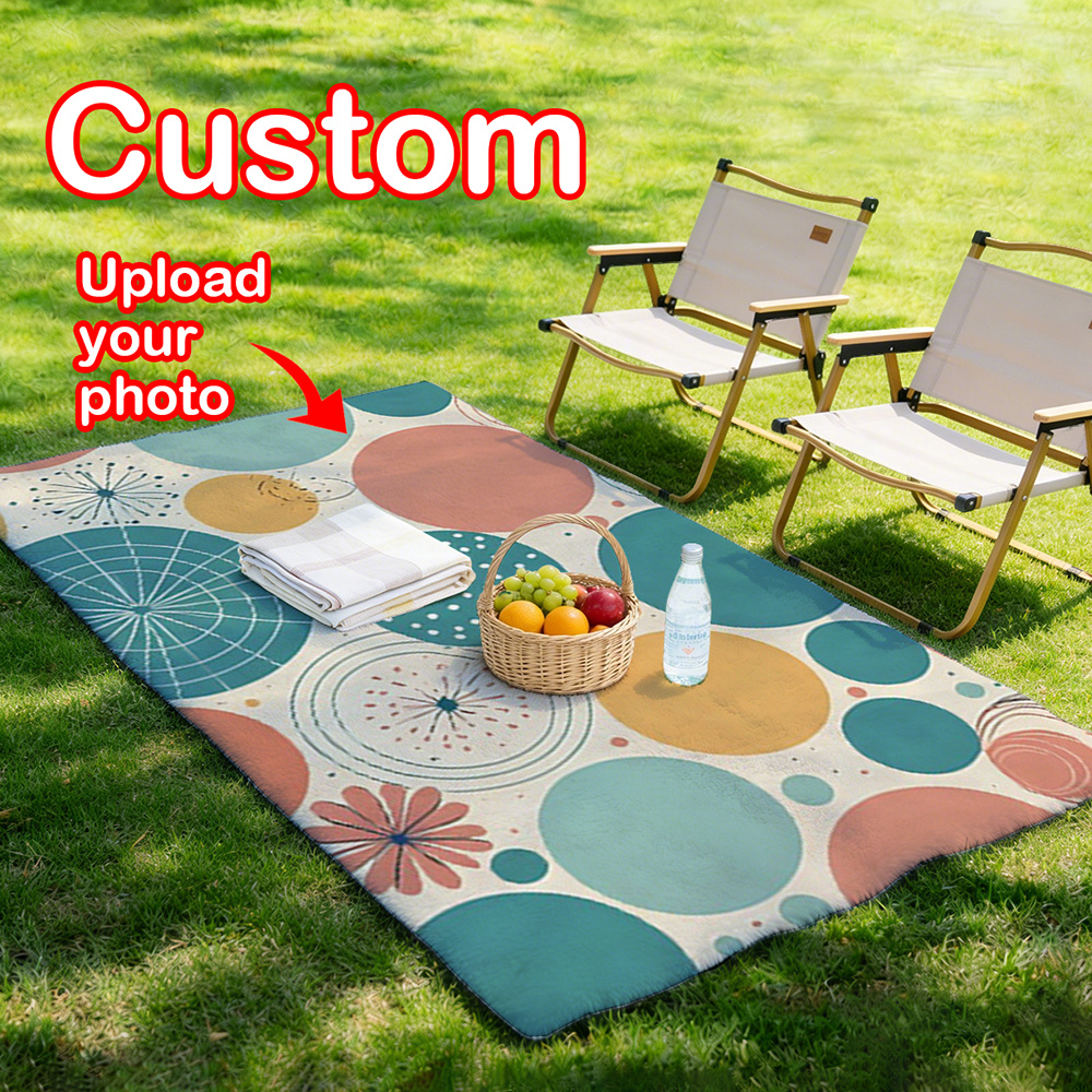 Outdoor Camping Store - 1 Piece of Custom-Made Outdoor Blanket,