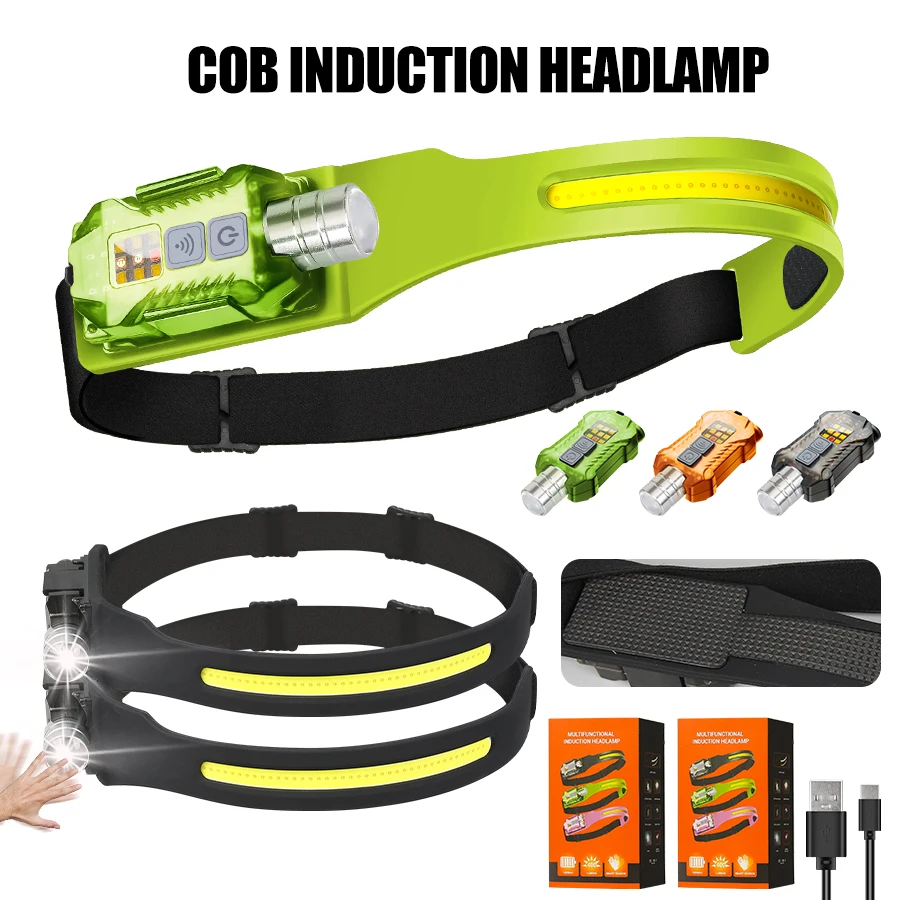 Outdoor Camping Light Portable - Powerful LED Headlamp Portable Rechargeable Head