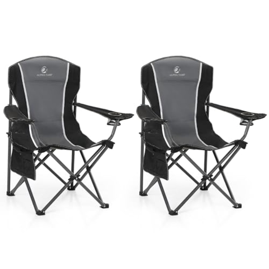 Camping Quad - Oversized Camping Folding Chair - Heavy