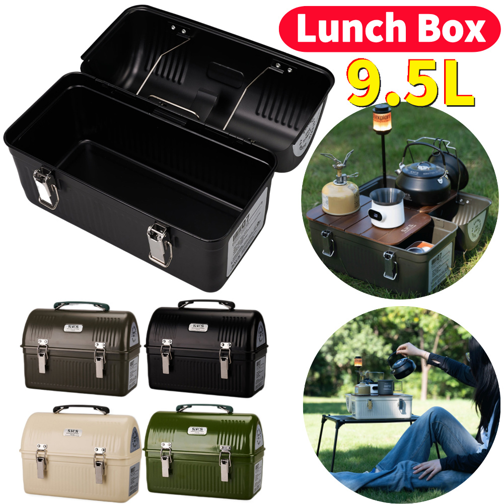 9.5L Vintage Camping Metal Lun - Outdoor Camping Store 리뷰 및 가격