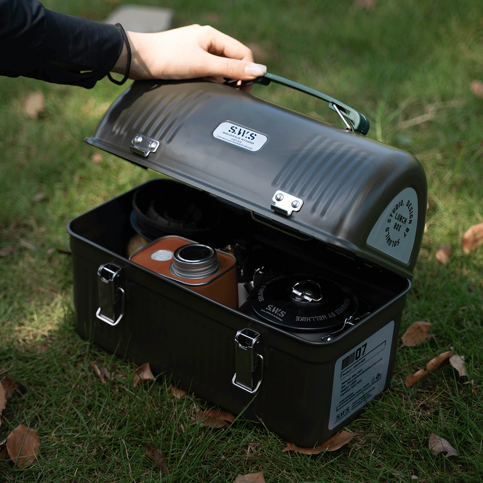 9.5L Vintage Camping Metal Lun - Outdoor Camping Store 리뷰 및 가격
