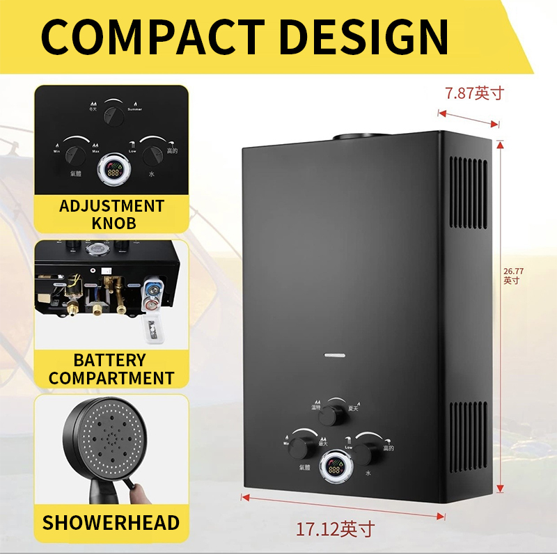 16L/18L/20L Instant-Heat Gas W - Outdoor Camping Water Heater 리뷰 및 가격