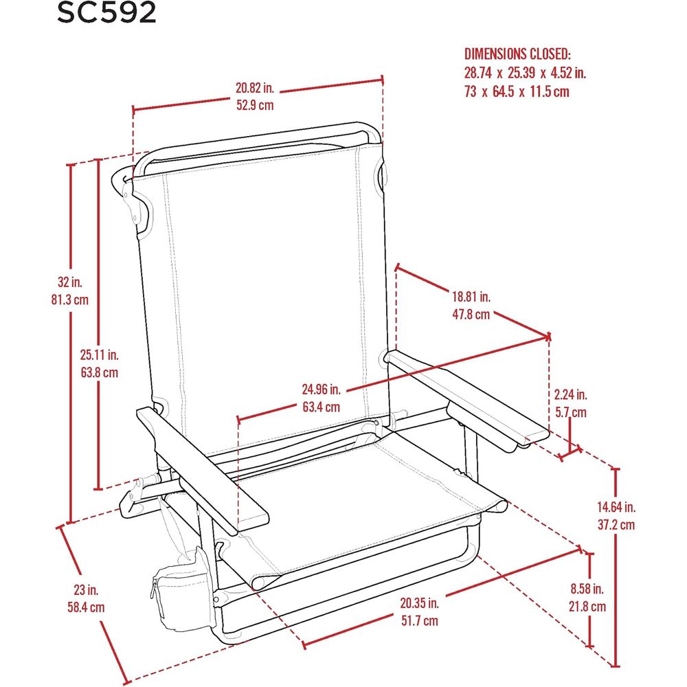 Classic 5-Position Folding Bea - Folding Chair 리뷰 및 가격