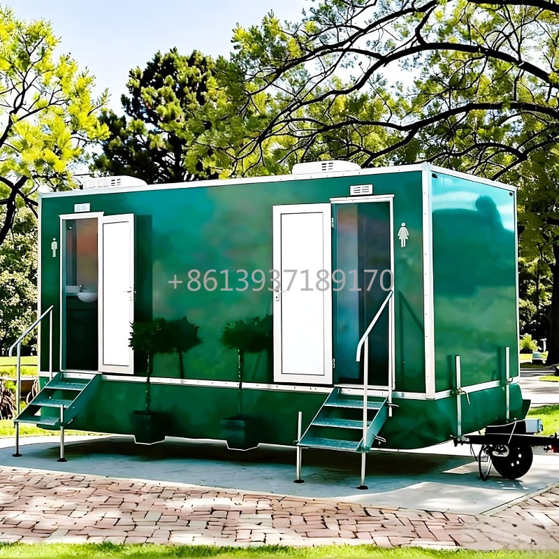 Mobile Toilet Trailer with Bas - Outdoor Camping Showers 리뷰 및 가격
