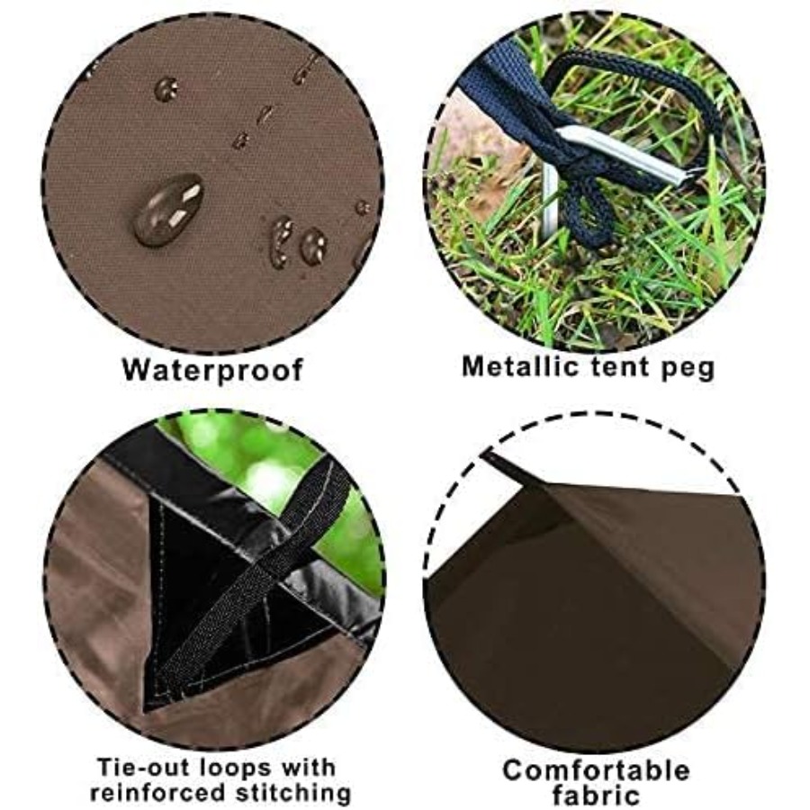 Tent Tarp, Picnic Mat Camping  - Camping Hammock 리뷰 및 가격