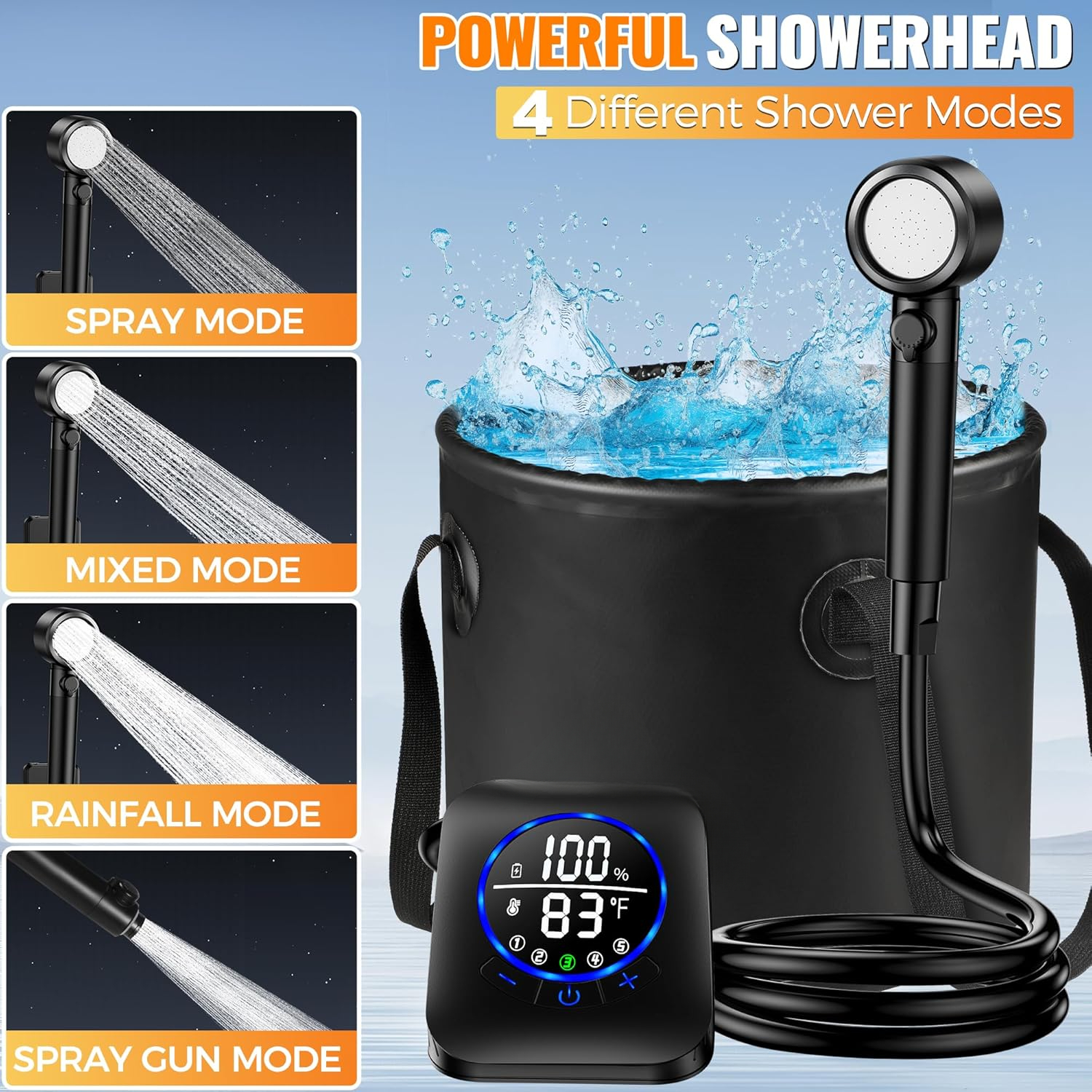 Portable Water Heater with Han - Outdoor Camping Water Heater 리뷰 및 가격
