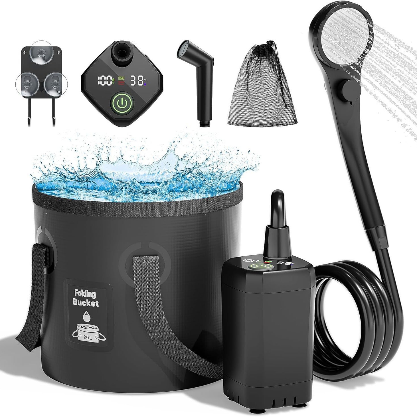 Portable Self-Priming Electric - Outdoor Camping Showers 리뷰 및 가격