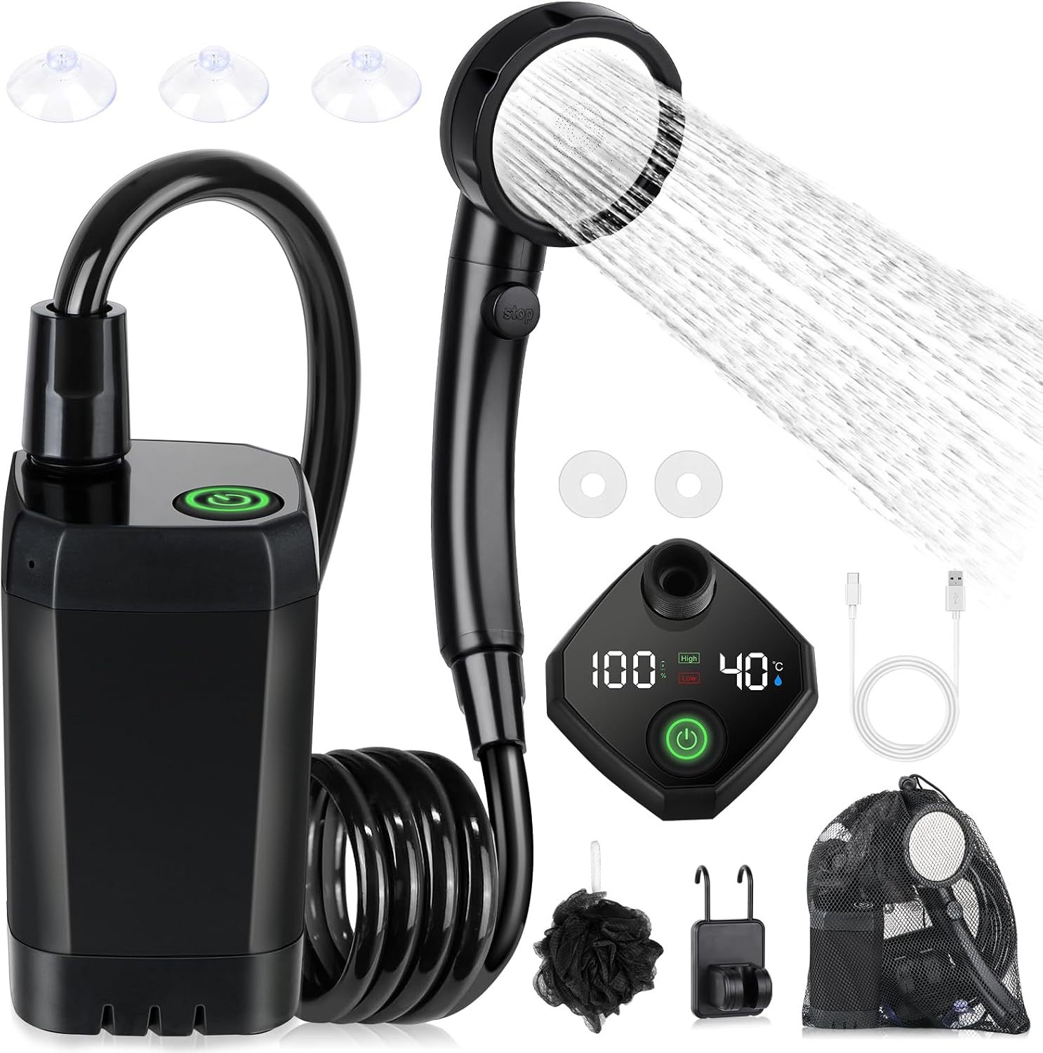 Portable Self-Priming Electric - Outdoor Camping Showers 리뷰 및 가격