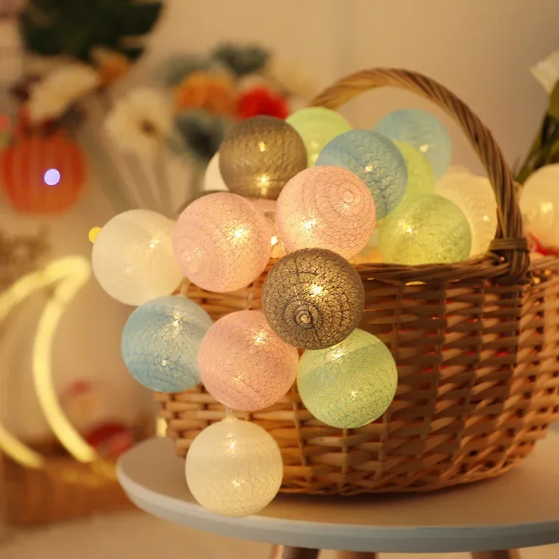 LED Cotton Balls String Lights - Outdoor Camping Lights String 리뷰 및 가격