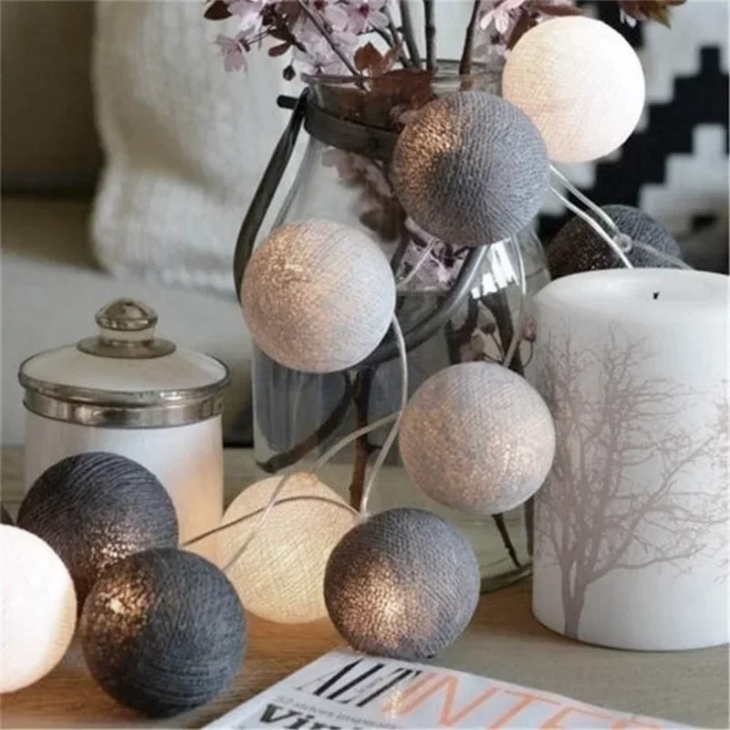LED Cotton Balls String Lights - Outdoor Camping Lights String 리뷰 및 가격