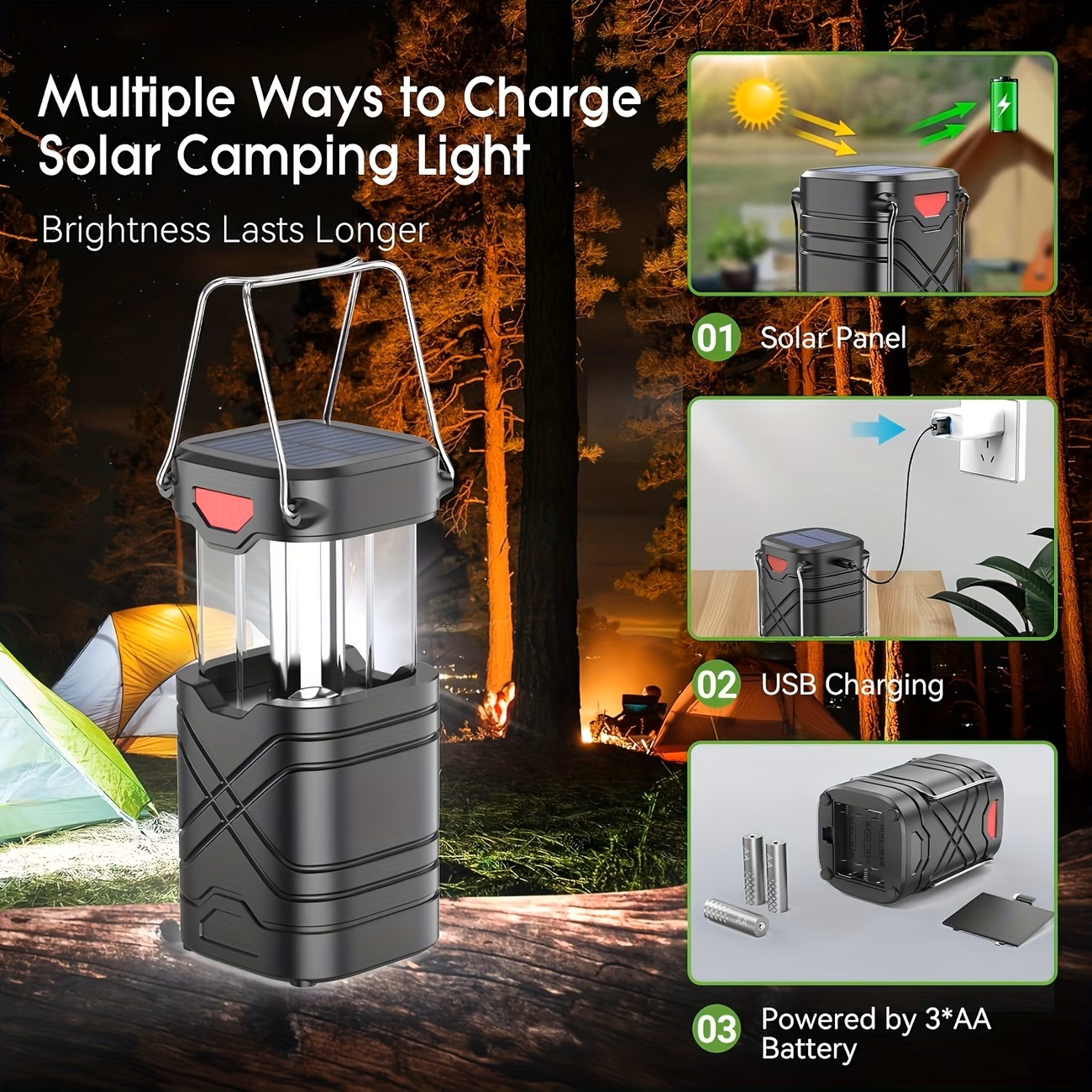 Solar Camping Lantern 2/4-Pack - Camping Solar Lantern 리뷰 및 가격
