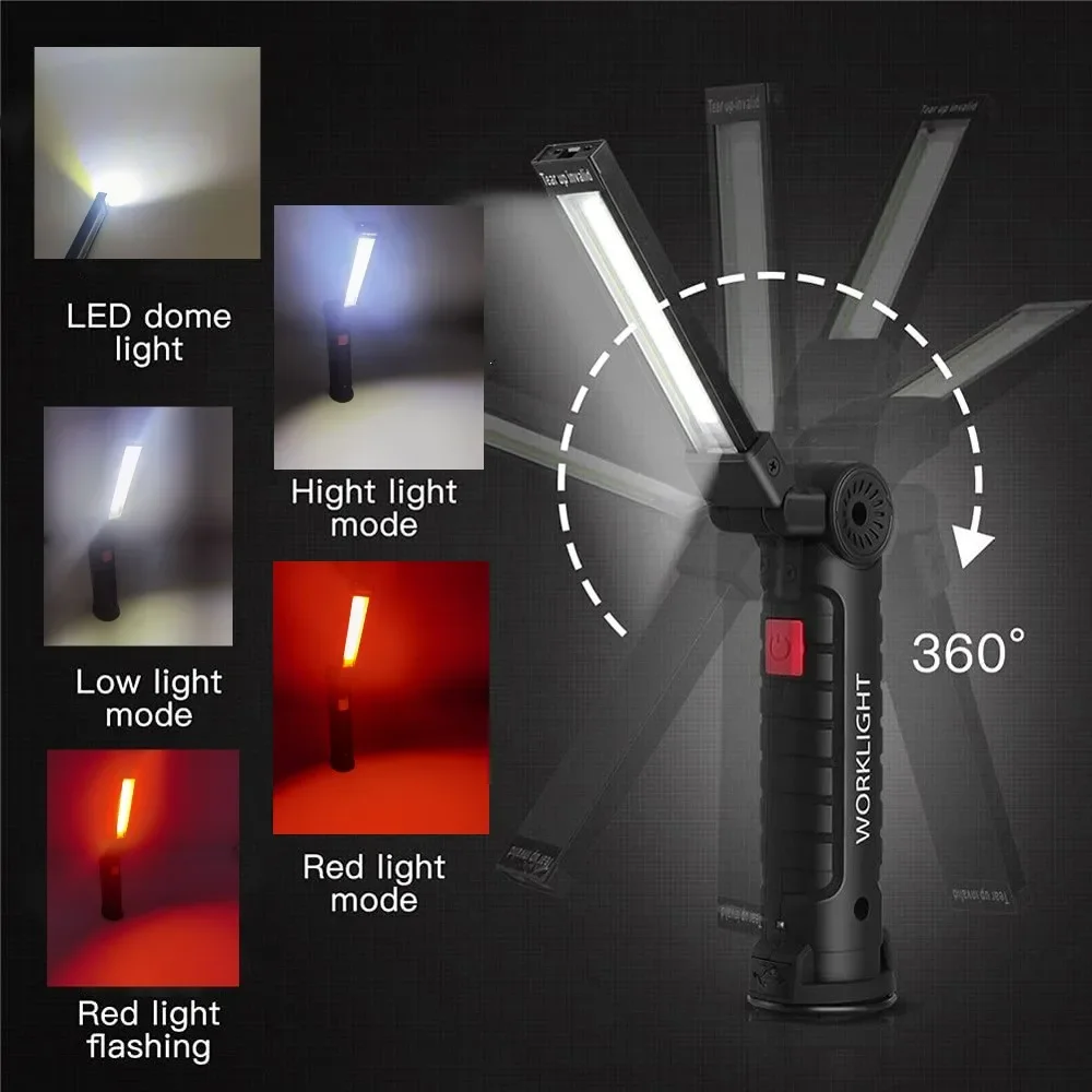 Portable COB LED Flashlight US - Outdoor Camping Light Portable 리뷰 및 가격