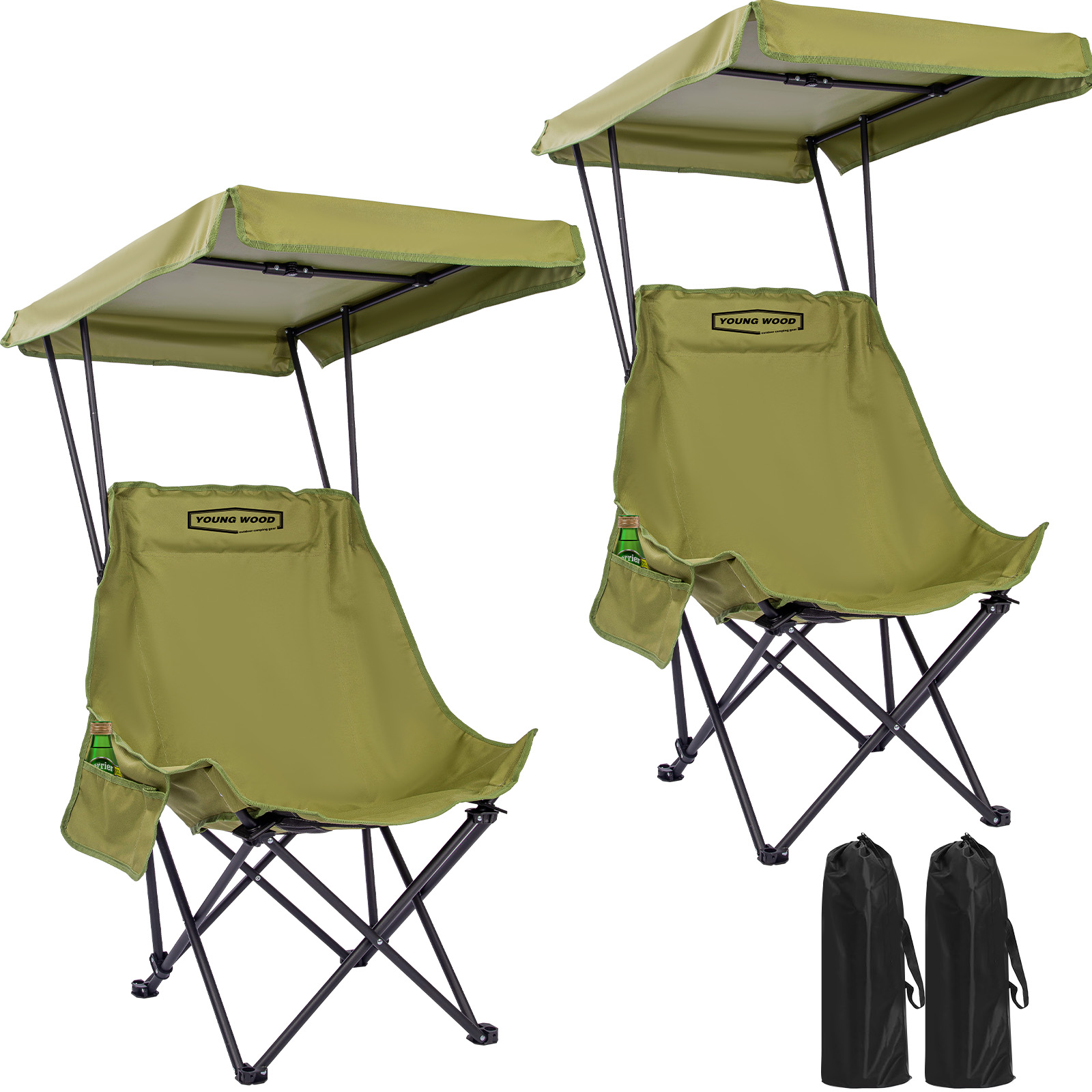 YOUNG WOOD Portable Camping Ch - Outdoor Camping Table And Chairs 리뷰 및 가격