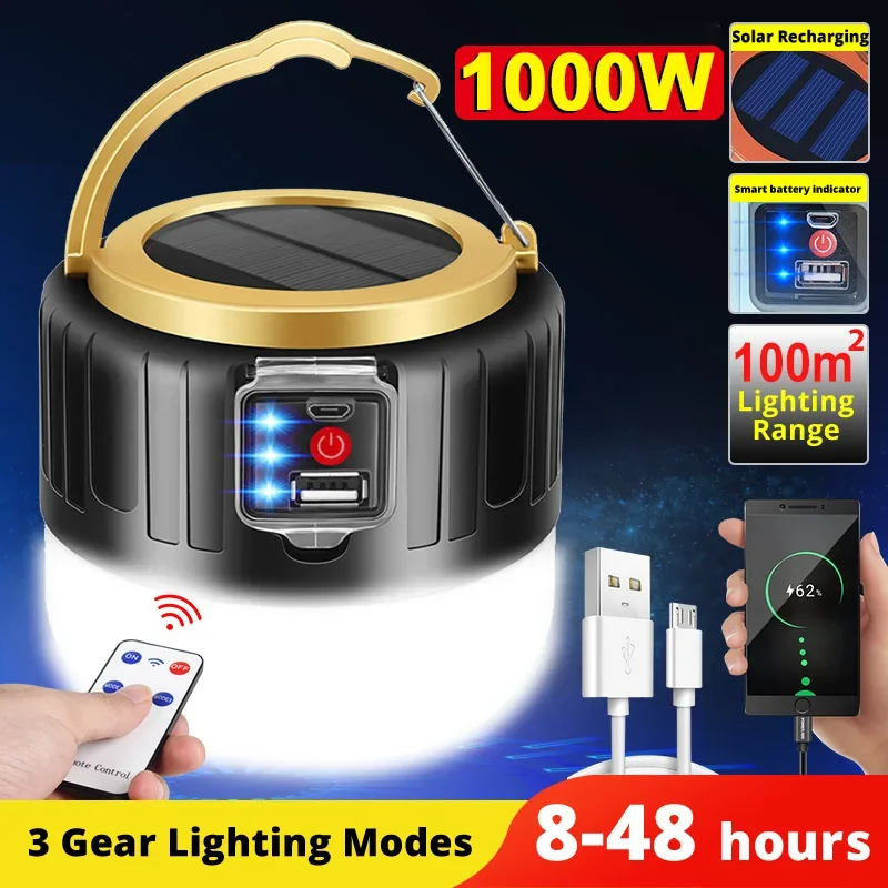 LED Solar Camping Light Power  - Camping Solar Lantern 리뷰 및 가격