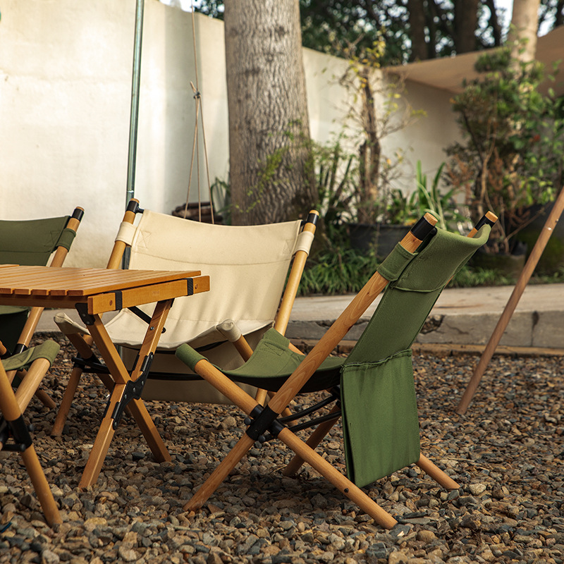 Portable Solid Wood Chair For  - Outdoor Camping Activities 리뷰 및 가격