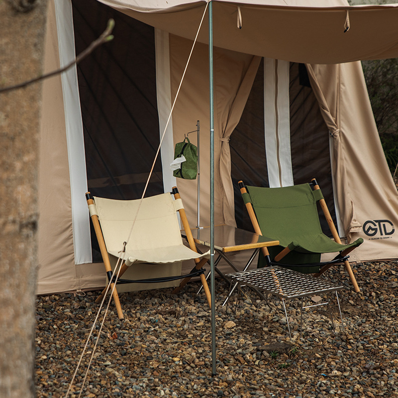 Portable Solid Wood Chair For  - Outdoor Camping Activities 리뷰 및 가격