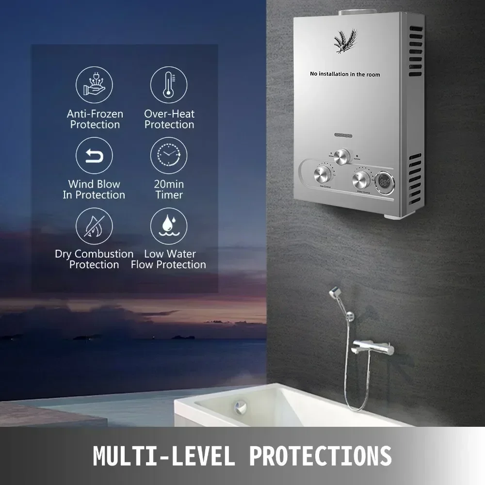 SIHAO 12L 16L 18L GPM LPG Gas  - Outdoor Camping Water Heater 리뷰 및 가격