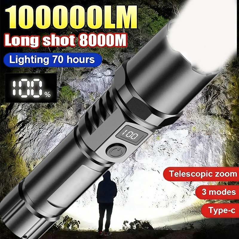 Powerful Led Handheld Flashlig - Outdoor Camping Light Portable 리뷰 및 가격