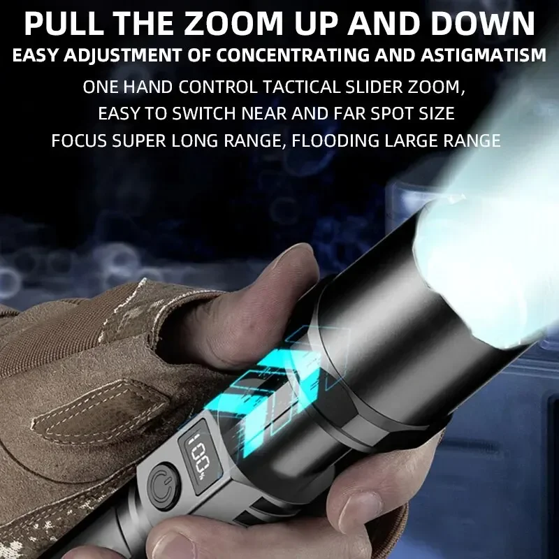 Powerful Led Handheld Flashlig - Outdoor Camping Light Portable 리뷰 및 가격