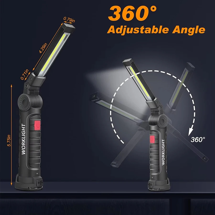 Rechargeable Magnetic Work Lig - Outdoor Camping Light Portable 리뷰 및 가격