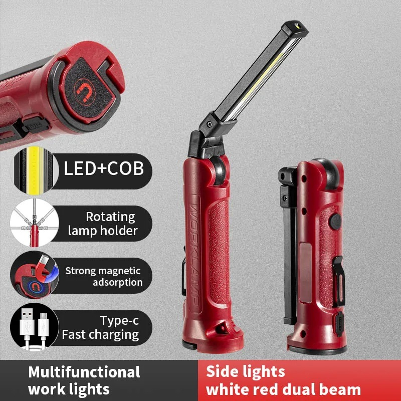 COB LED Work Light Rechargeabl - Outdoor Camping Light Portable 리뷰 및 가격