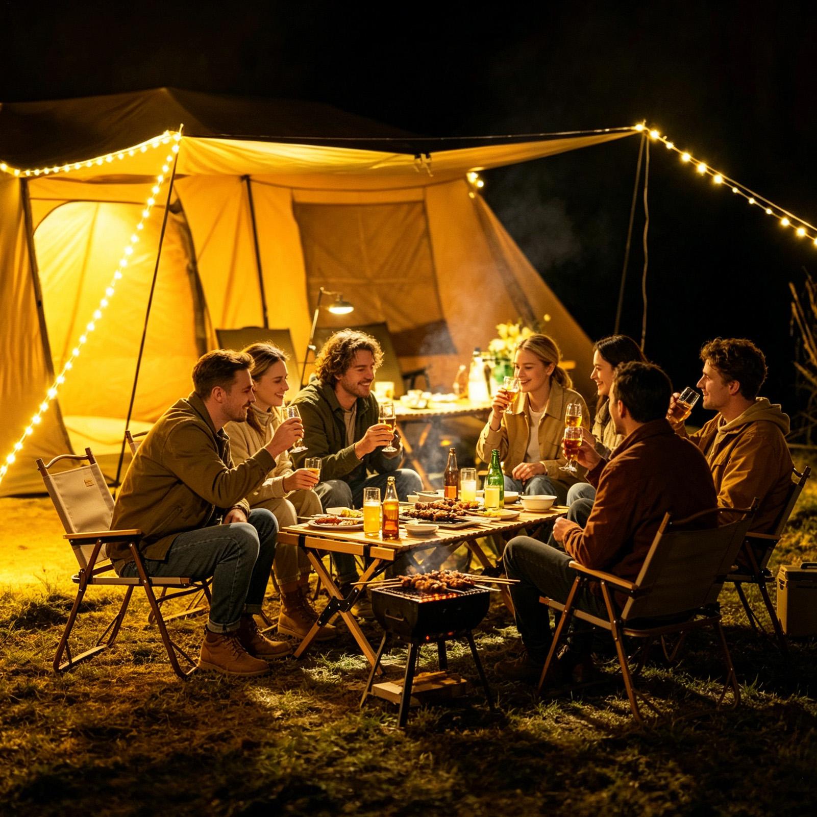 Stretchable Camping String Lig - Outdoor Camping Lights String 리뷰 및 가격