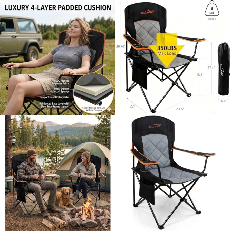 Oversized Fully Padded Camping - Camping Quad 리뷰 및 가격