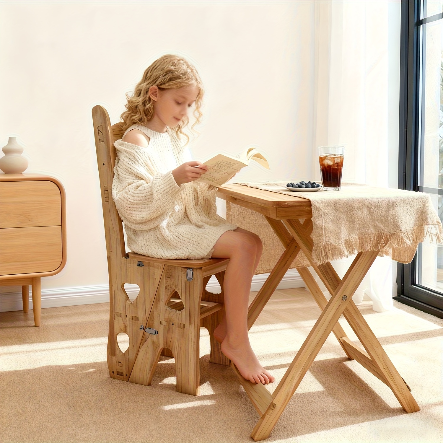 4 Step Foot Stool Chair 3in 1  - Folding Chair 리뷰 및 가격