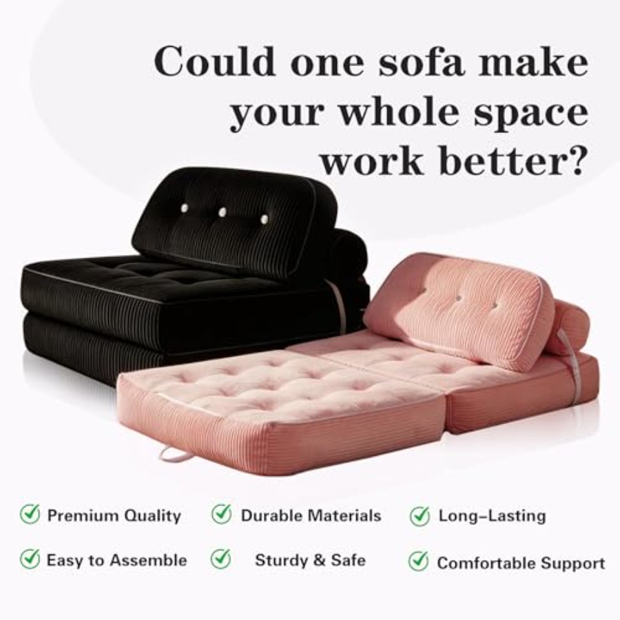 Folding Sofa Bed, Flannel Futo - Folding Chair 리뷰 및 가격
