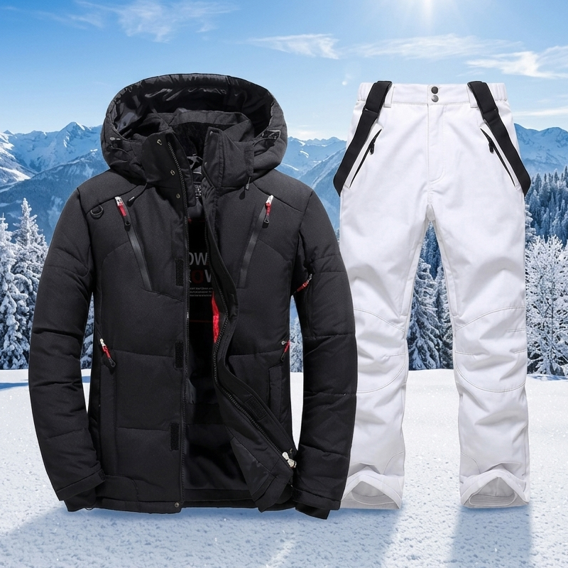 Men Winter Down Ski Suit Jacke - Outdoor Camping Brand 리뷰 및 가격