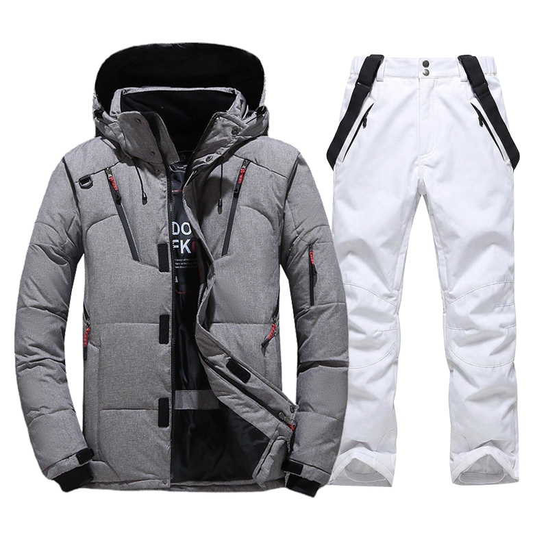 Men Winter Down Ski Suit Jacke - Outdoor Camping Brand 리뷰 및 가격
