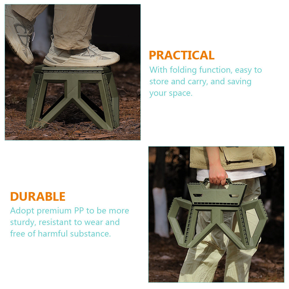 Sturdy PP Folding Stool Portab - Outdoor Camping Activities 리뷰 및 가격