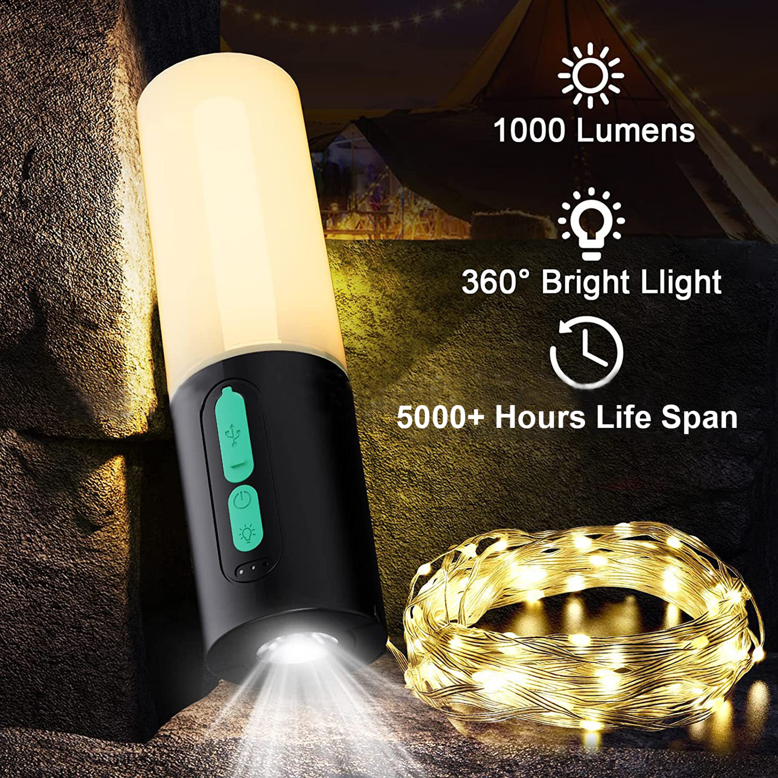 Outdoor Camping Lantern Emerge - Outdoor Camping Lights String 리뷰 및 가격