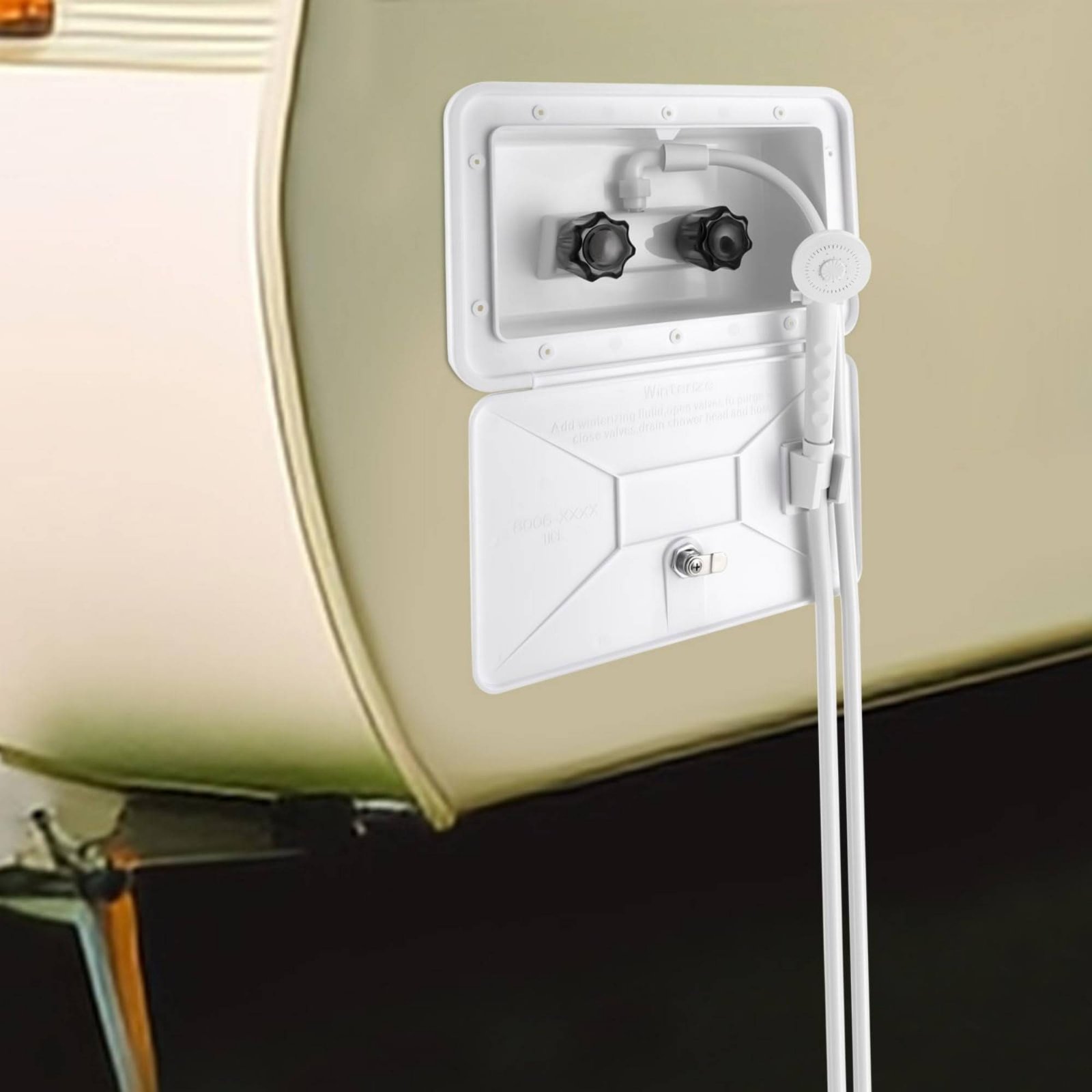 RV Exterior Shower Box Compact - Outdoor Camping Showers 리뷰 및 가격