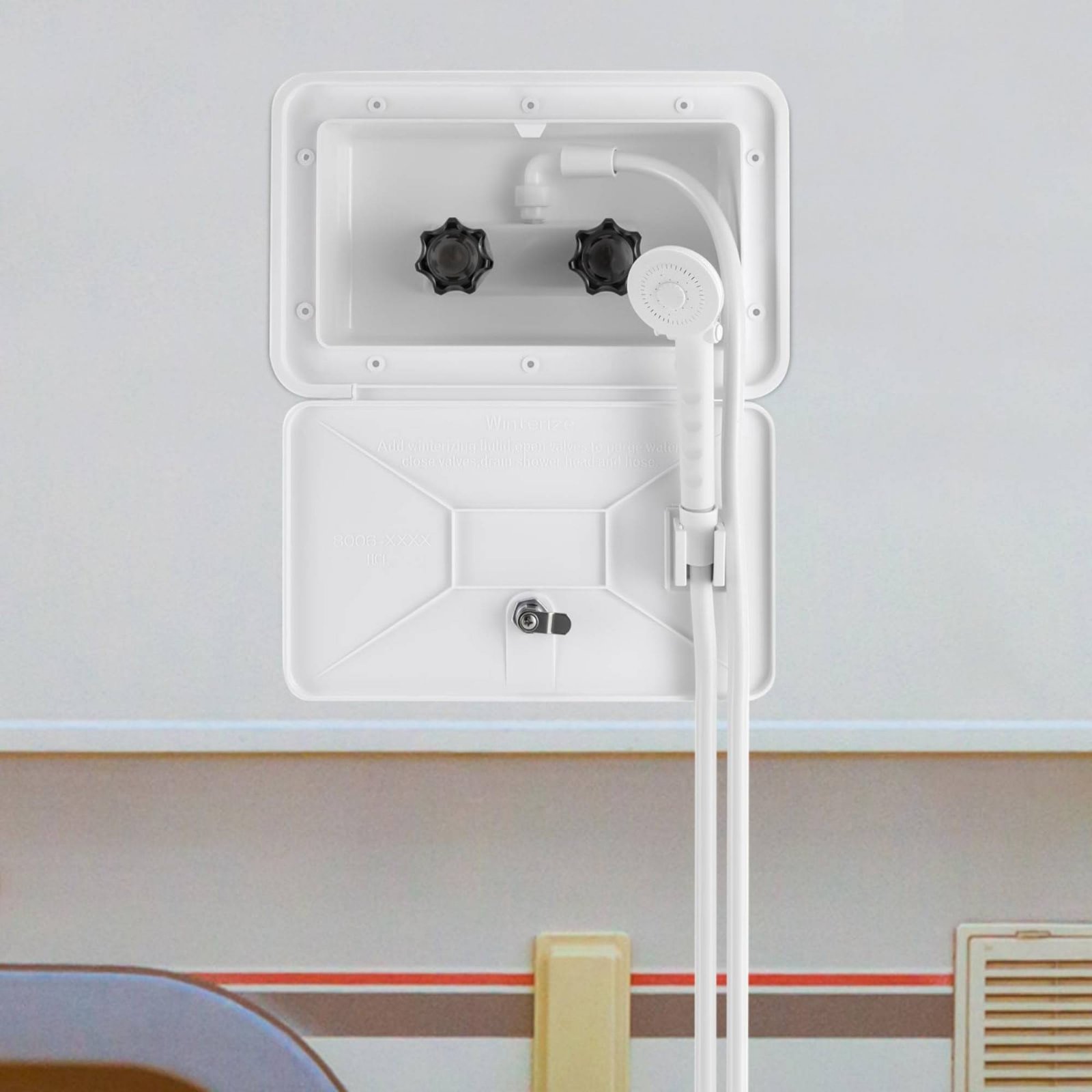 RV Exterior Shower Box Compact - Outdoor Camping Showers 리뷰 및 가격