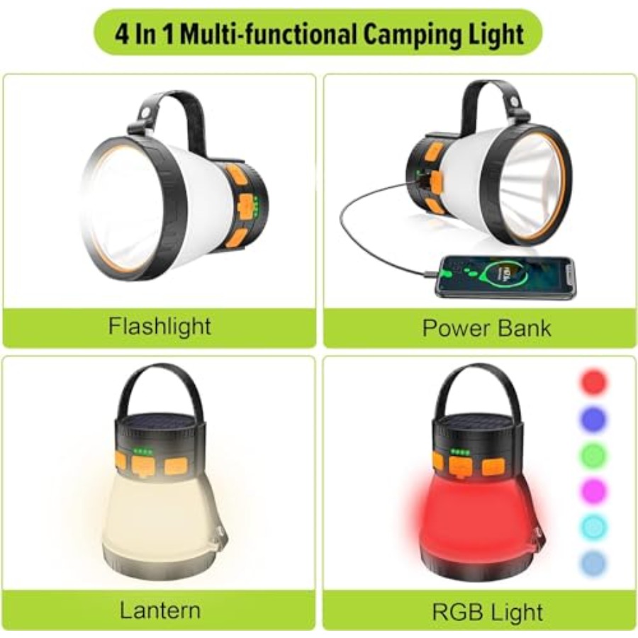 2 Pack LED Camping Lantern, 15 - Camping Solar Lantern 리뷰 및 가격