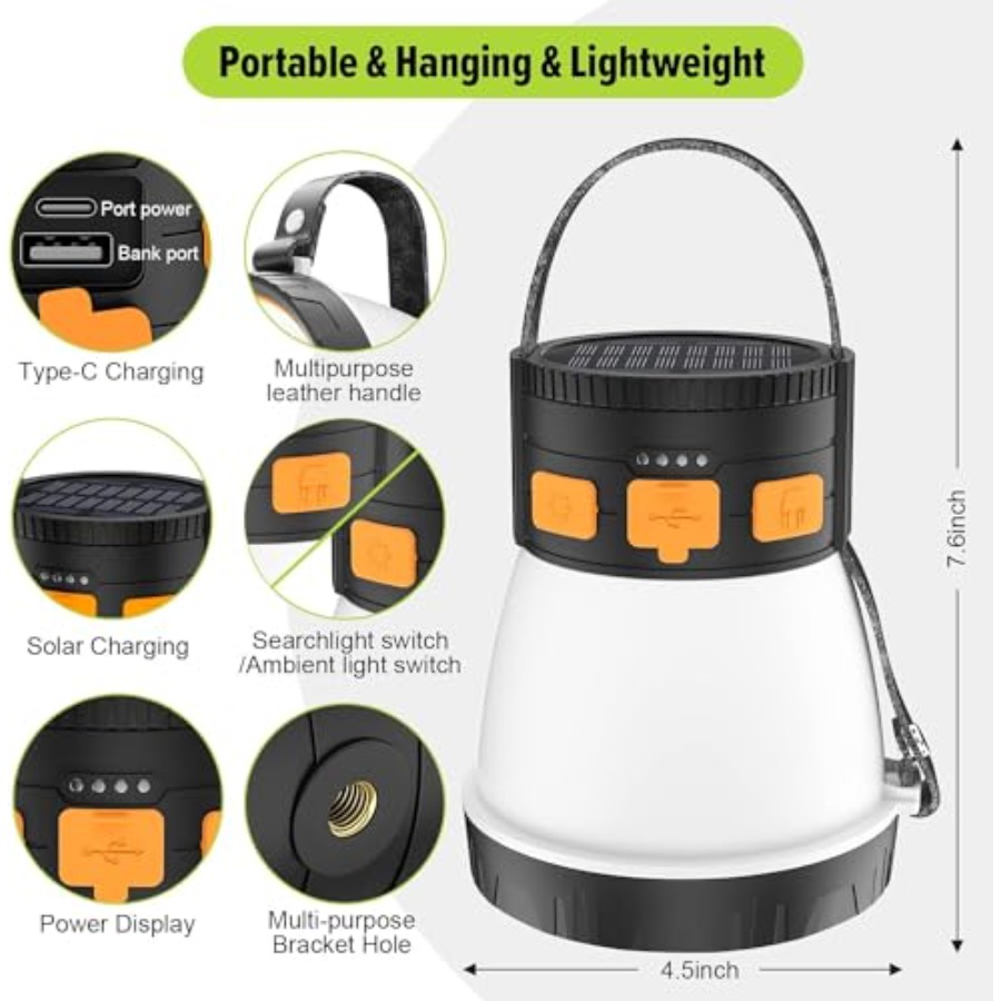 2 Pack LED Camping Lantern, 15 - Camping Solar Lantern 리뷰 및 가격