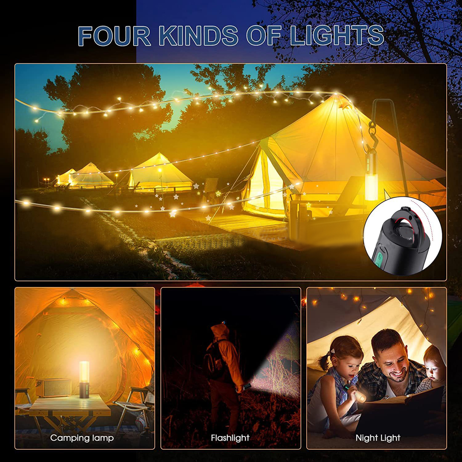 Night Light Outdoor Camping La - Outdoor Camping Lights String 리뷰 및 가격