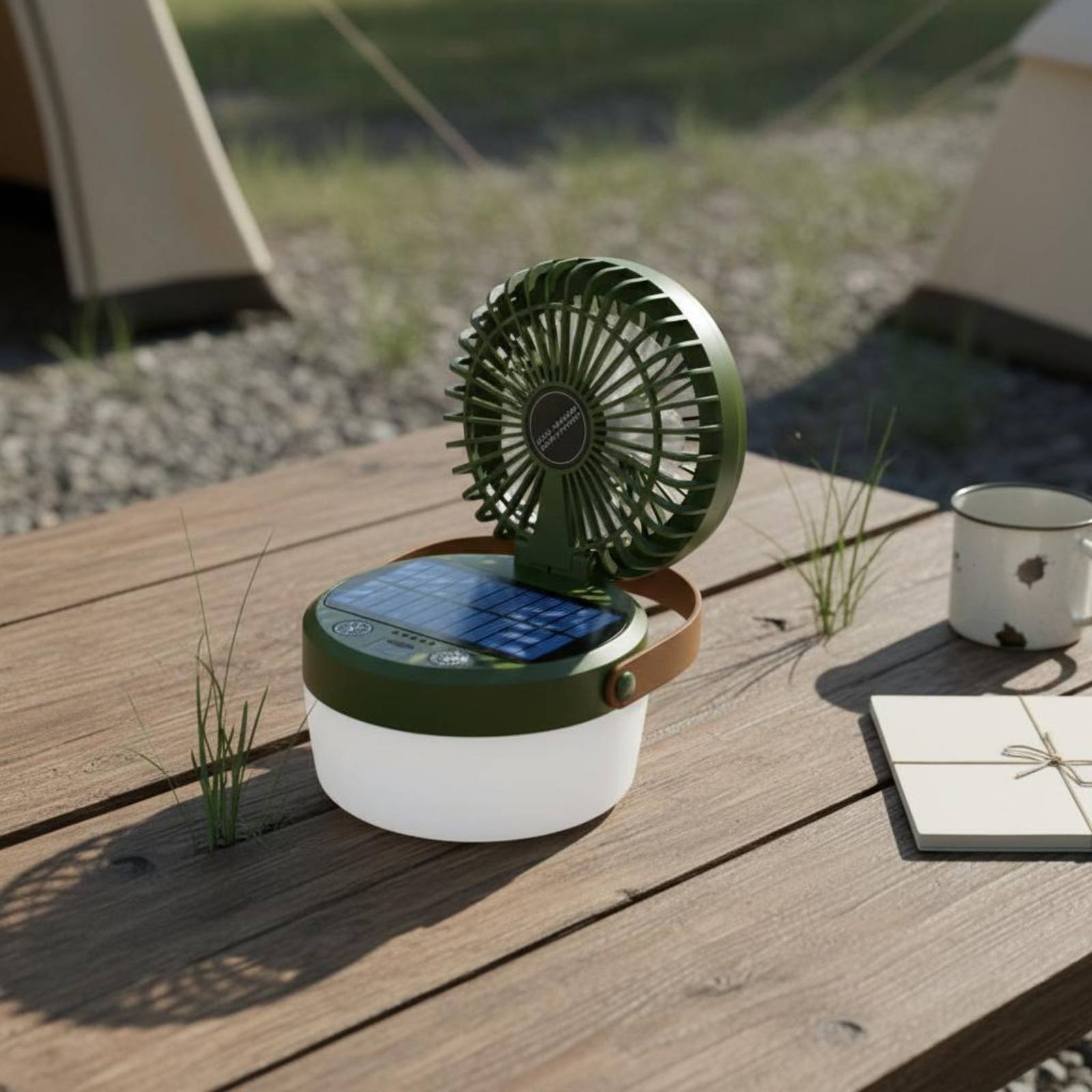 Solar Camping Fan Lantern Fold - Camping Solar Lantern 리뷰 및 가격