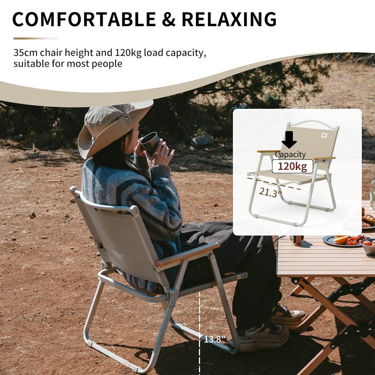 Naturehike Portable Camping Ch - Outdoor Camping Table And Chairs 리뷰 및 가격