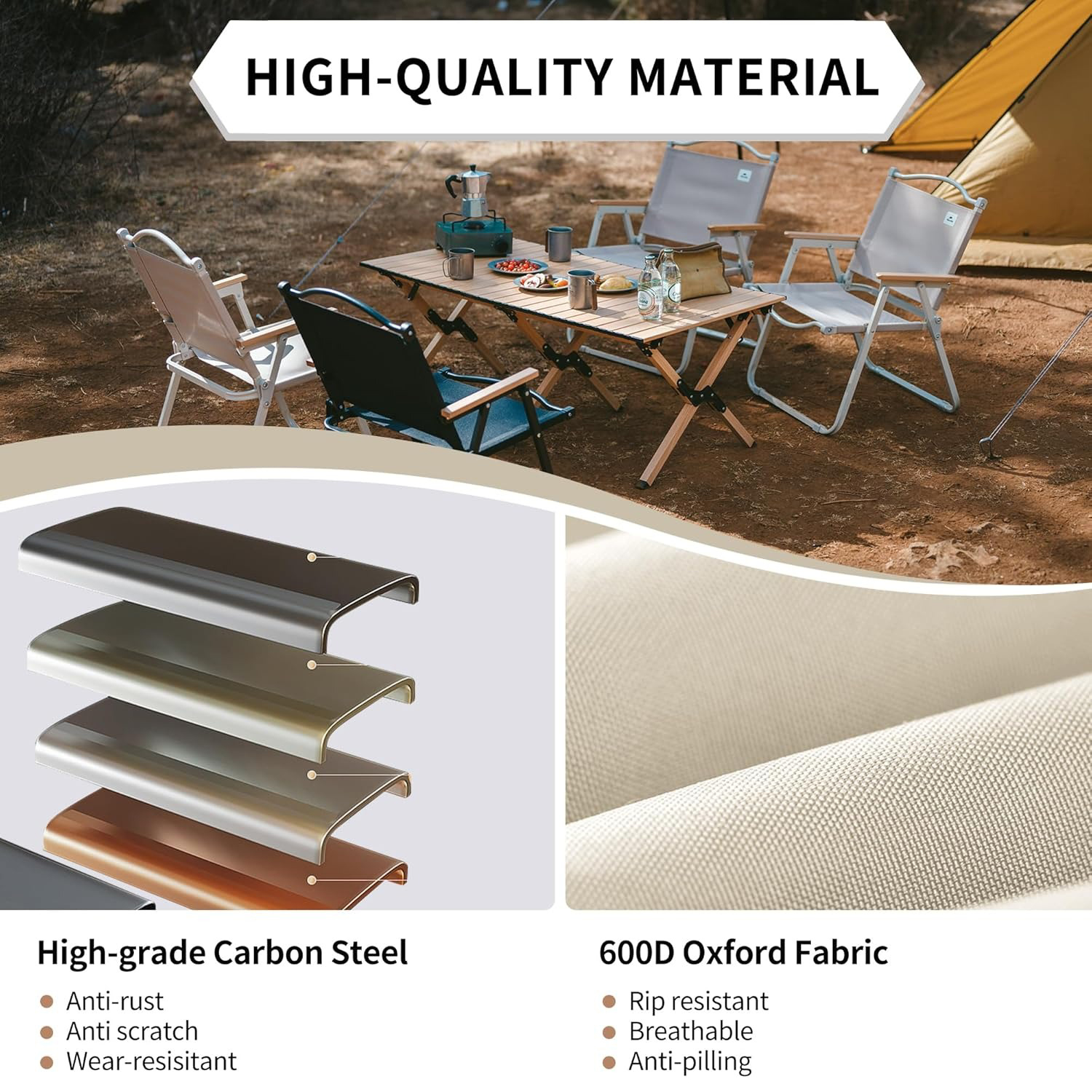 Naturehike Portable Camping Ch - Outdoor Camping Table And Chairs 리뷰 및 가격