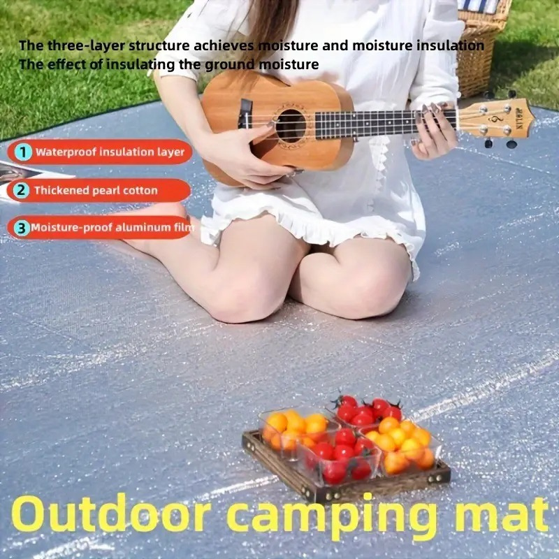 Camping Mat Foam Foil Blanket  - Outdoor Camping Heated Blanket 리뷰 및 가격