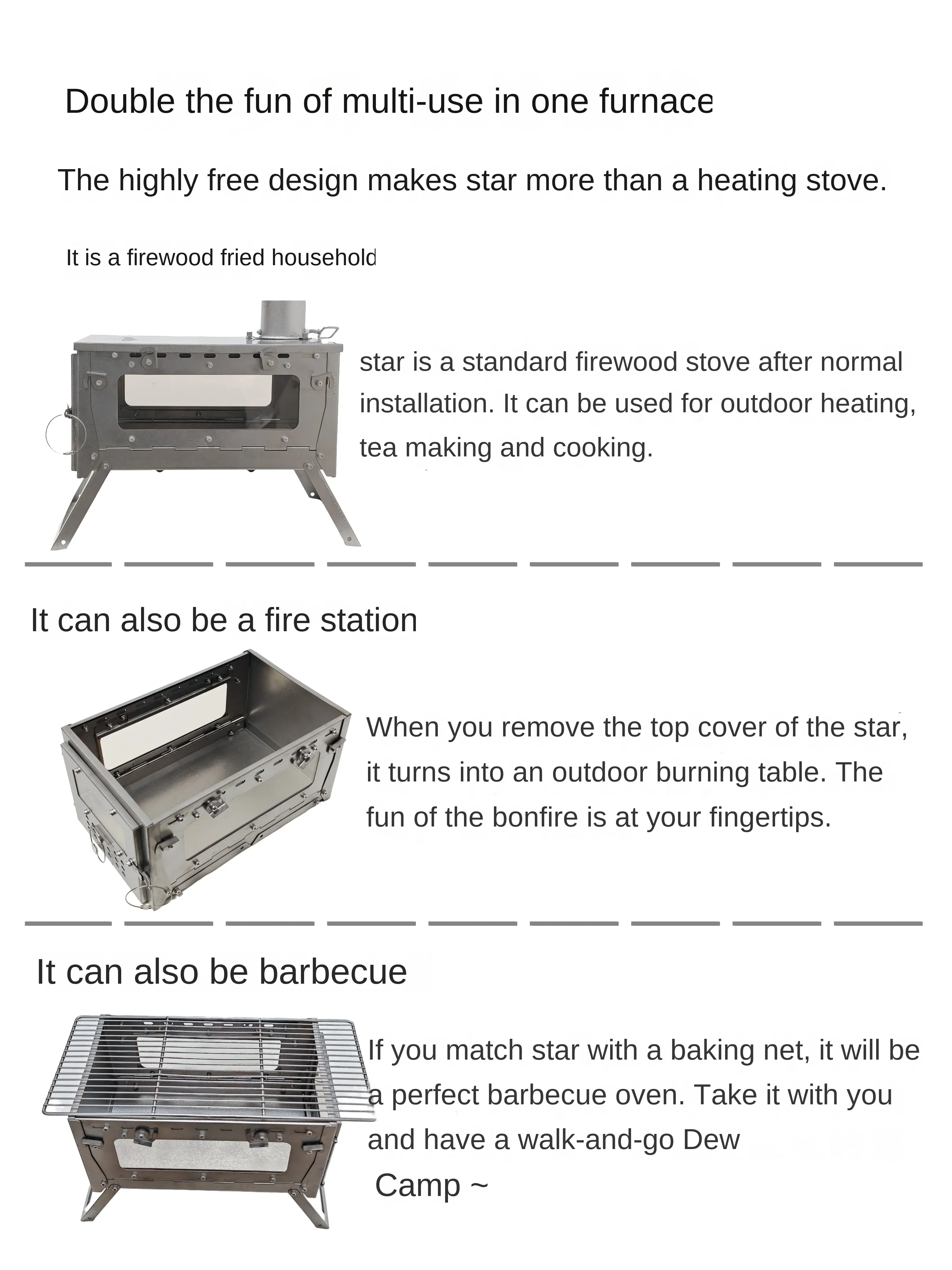 WT Star Ti Titanium Alloy Fold - Outdoor Camping Gas Heater 리뷰 및 가격