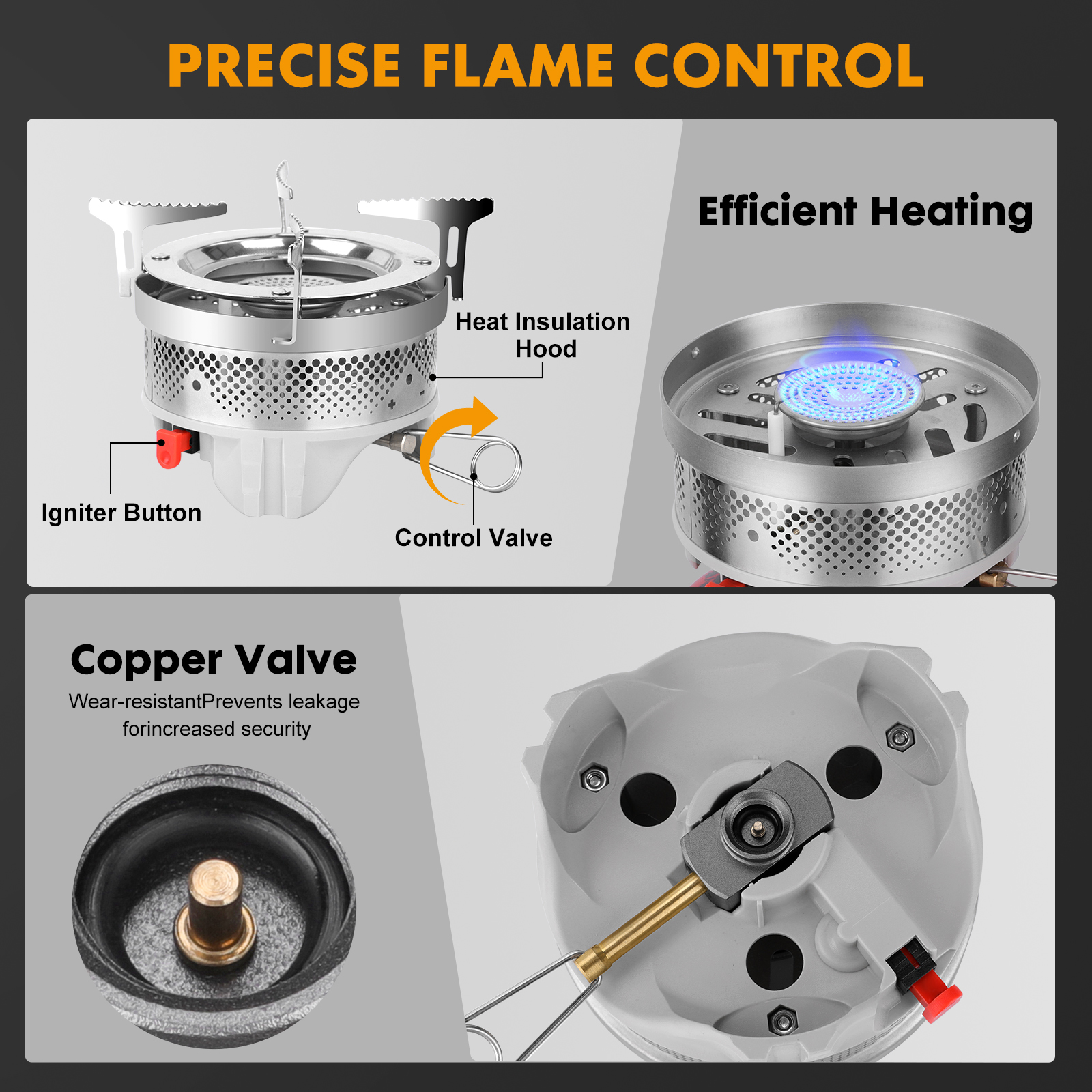 1.4L Portable Cooking System W - Outdoor Camping Gas Heater 리뷰 및 가격