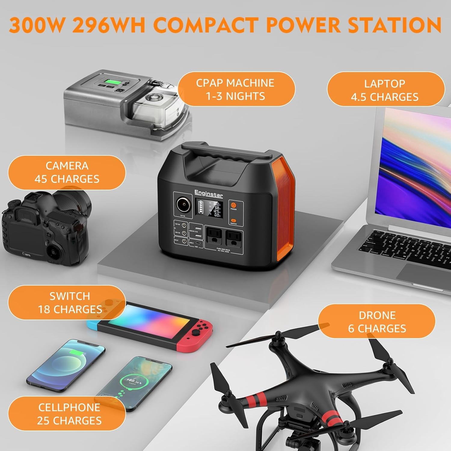 Portable Power Station 300W 29 - Outdoor Camping Outlet 리뷰 및 가격